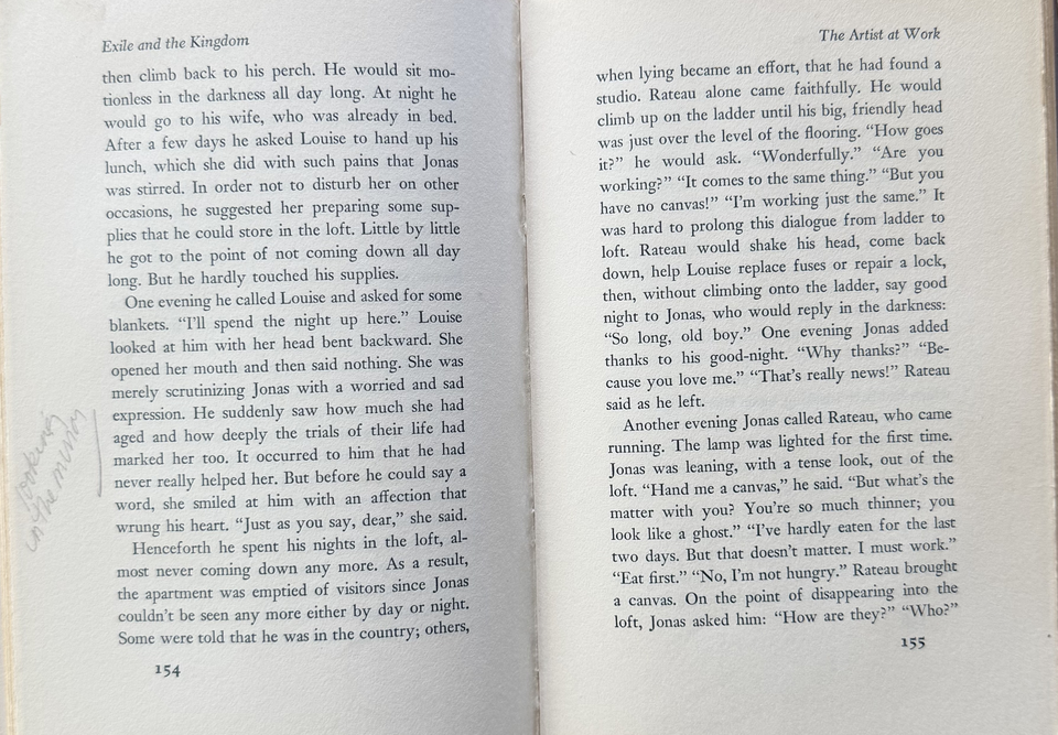 Camus — Exile and the Kingdom — additional view