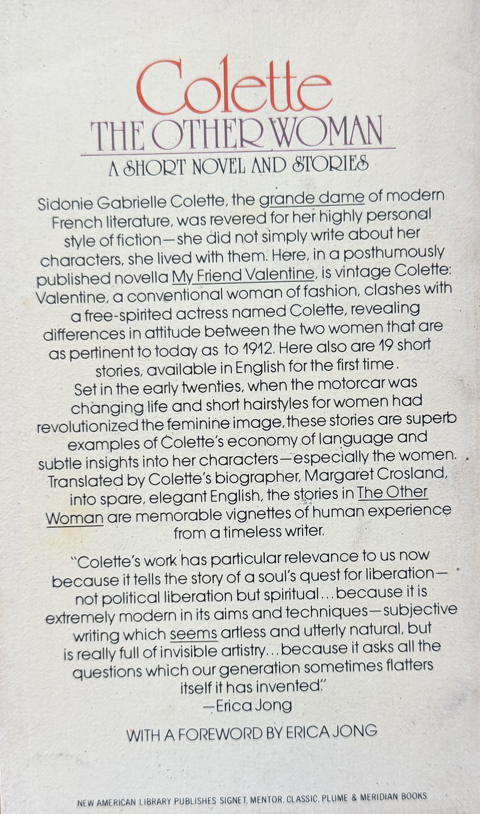 Colette — The Other Woman — additional view