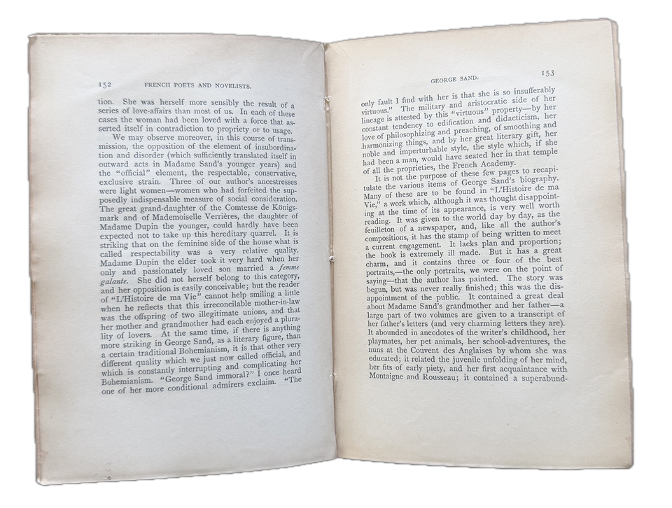 Henry James — French Poets and Novelists — additional view