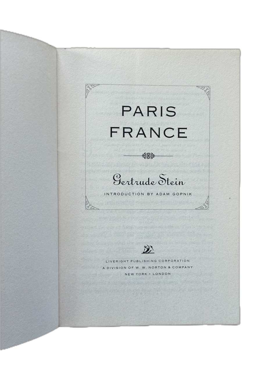 Gertrude Stein — Paris France — additional view