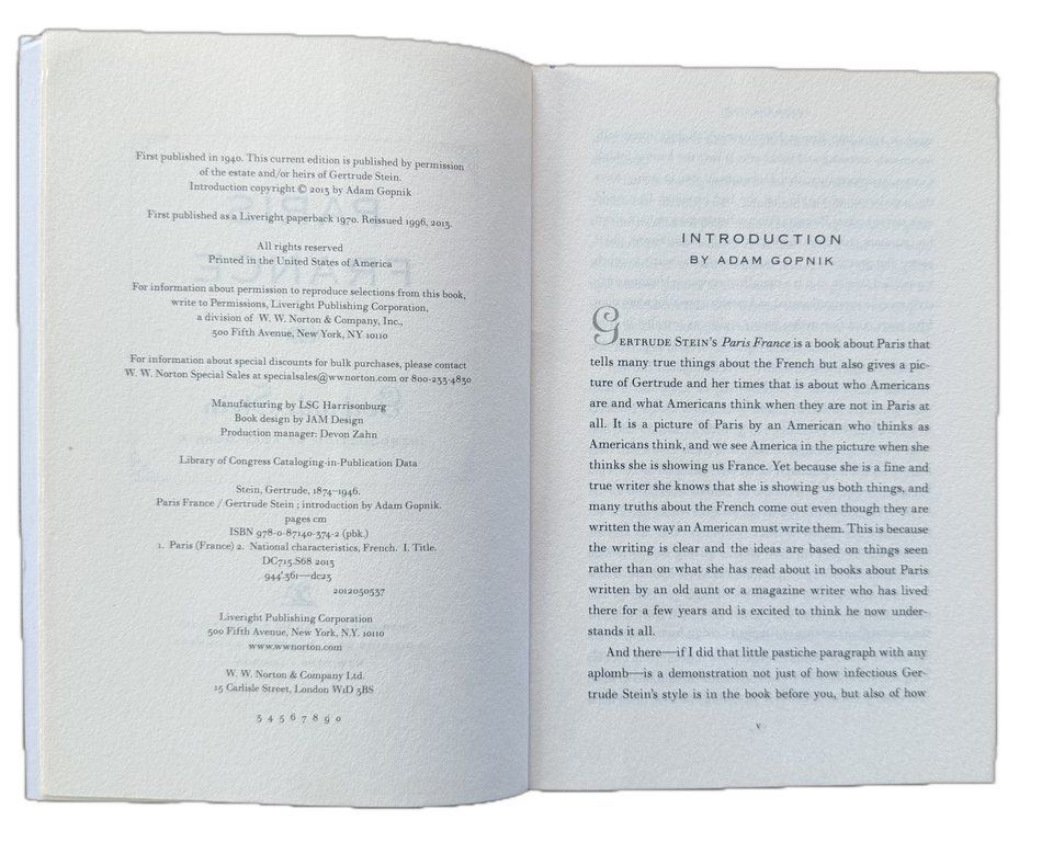 Gertrude Stein — Paris France — additional view