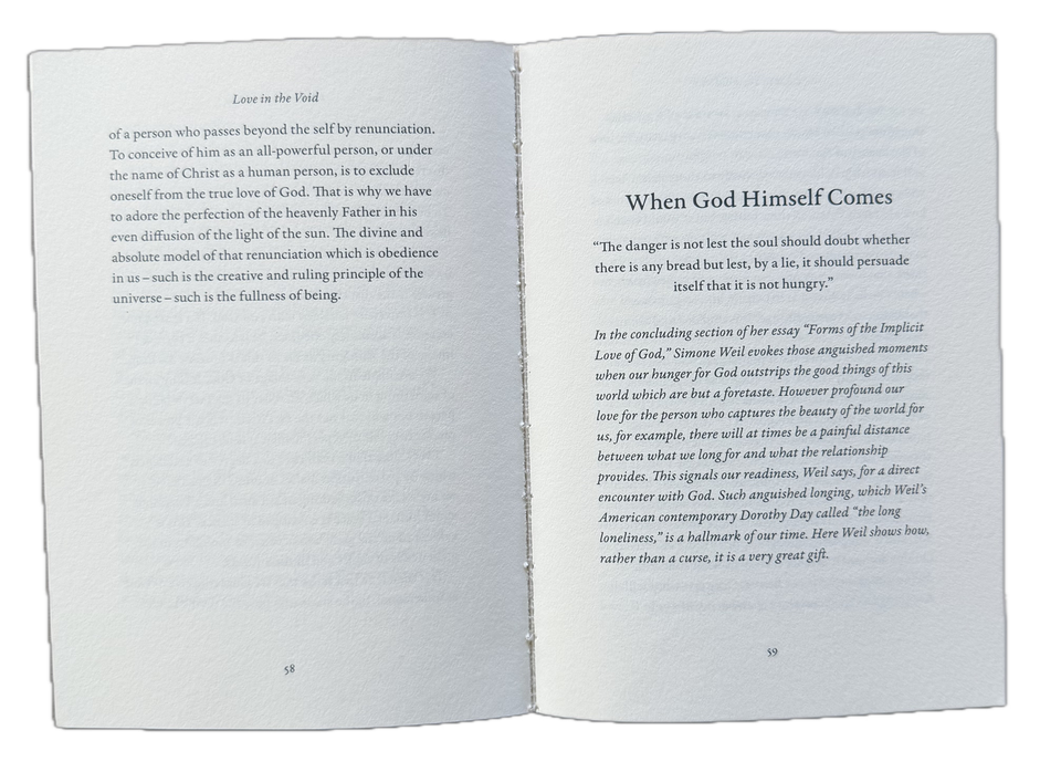 Simone Weil — Love in the Void — additional view